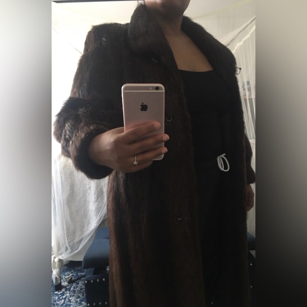 Beautiful Genuine Beaver Fur Coat